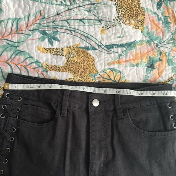 AFRM high rise side lace up jeans new - Picture 5 of 5